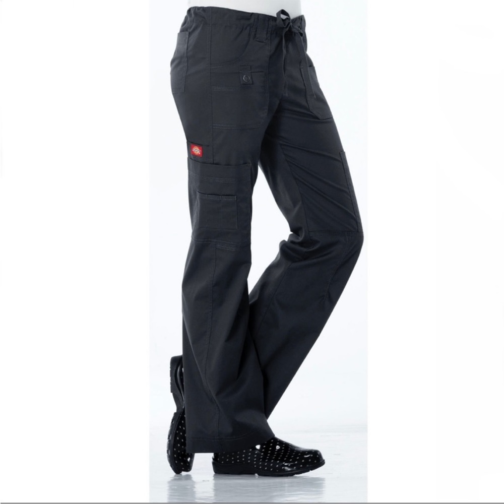 Dickies Black Scrub Pants